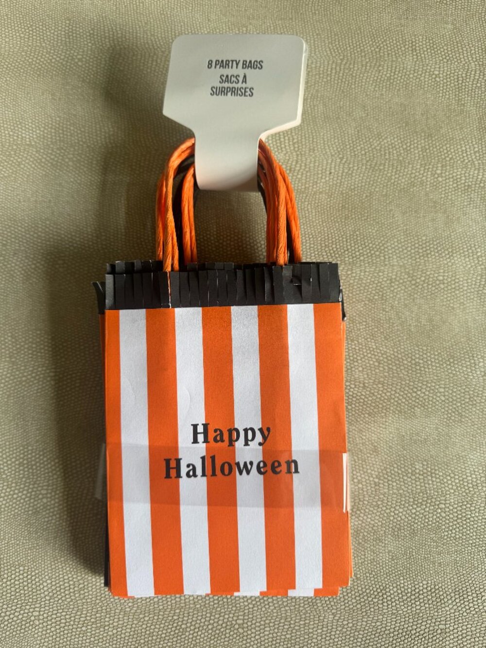 Meri Meri Happy Halloween Party Favor Bags Set of 8 NEW